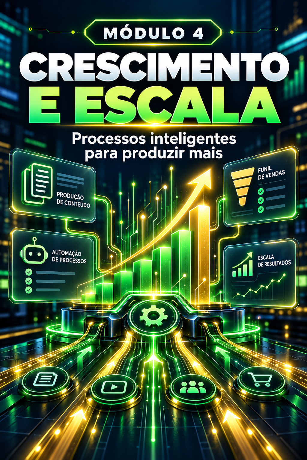 Capa do módulo Crescimento e Escala